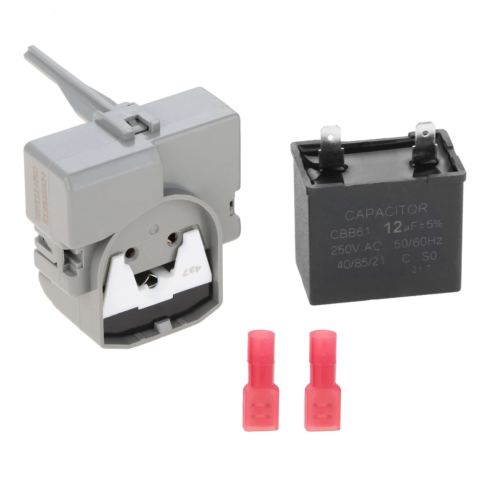 WP2319792 TSD2 Relay Start Device W10662129 Freezer Compressor Run Capacitor for Kenmore Whirlpool Kitchenaid Refrigerators