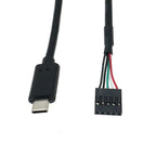 USB Header PCB Motherboard Cable USB 2.0 Micro 5Pin /Mini 5Pin Type-c Male USB Female to 9Pin Female 2.54