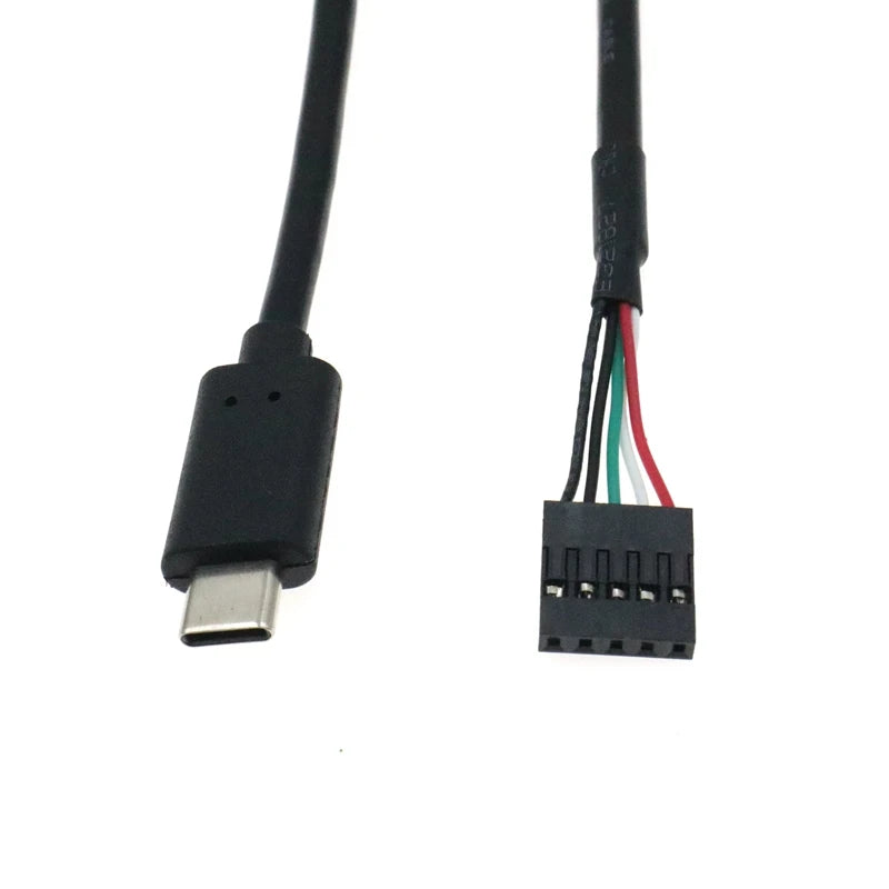 USB Header PCB Motherboard Cable USB 2.0 Micro 5Pin /Mini 5Pin Type-c Male USB Female to 9Pin Female 2.54