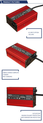 12.6V 10A Charger 12.6V Li-ion Battery Charger For 3S 12V Lipo/LiMn204/LiCo02 Battery Smart Charger Auto-Stop Smart Tools