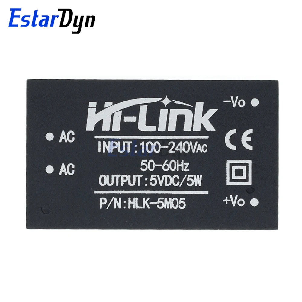 HLK-PM01 PM03 PM12 5M05 5M03 5M12 AC-DC Power Module, 220V to 5V/3.3V/12V Mini Converter for Smart Home IoT Device