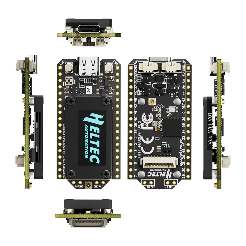 WiFi LoRa 32 V4 ESP32 Bluetooth WiFi Development Board, 0.96-inch Digital Display ESP32-S3R2 Low-Power IoT Development Board