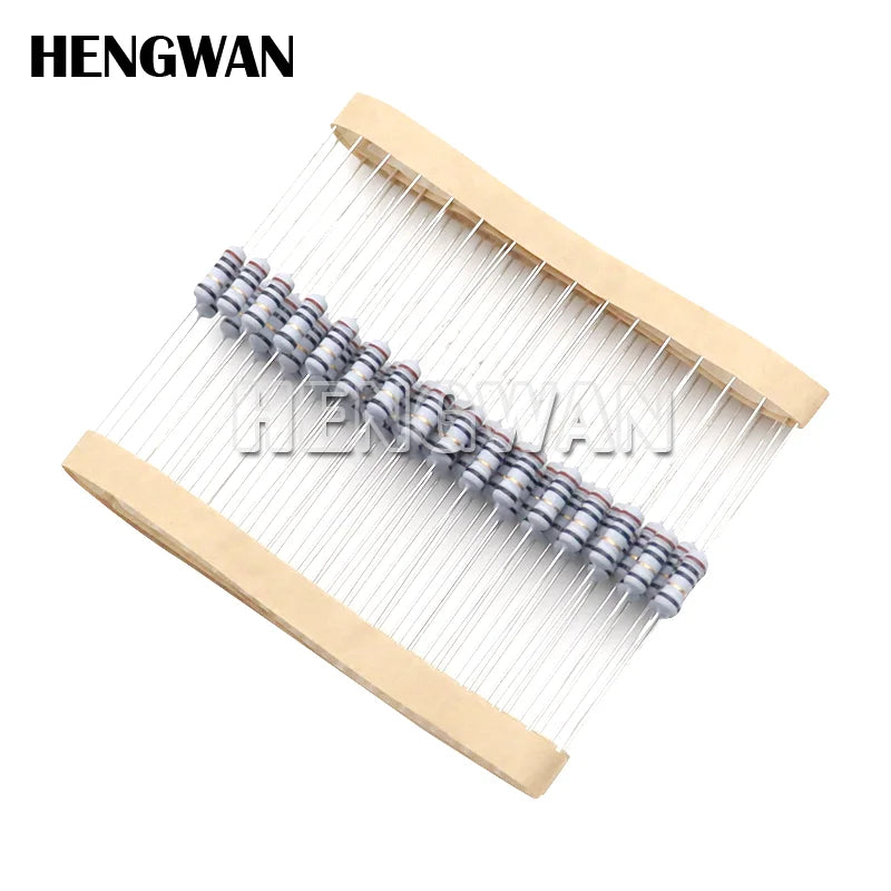 20pcs 1/2W 5% 0.5W Wire Wound Resistor Fuse Winding Resistance 0.1R 0.1 0.15 0.22 0.33 0.5 1 2.2 4.7 6.8 10 22 47 68 100 220 ohm