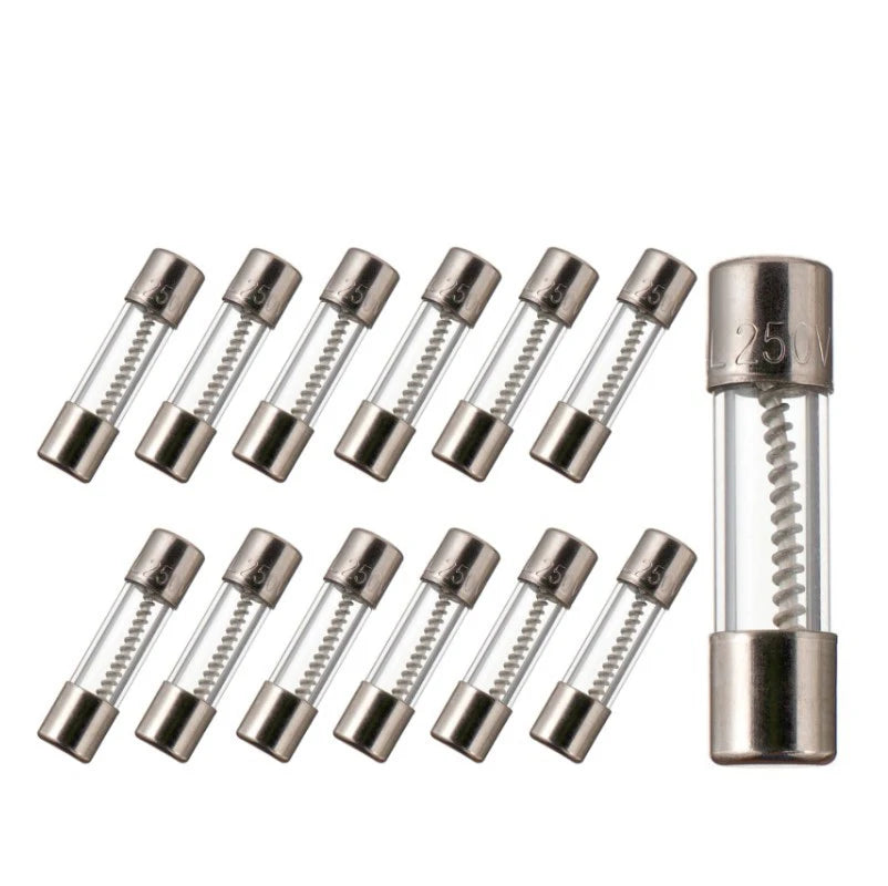 5*20 Slow Blow Glass Fuse 250V 0.1A 0.2A 0.5A 1A 2A 3A 3.15A 4A 5A 6A 7A 8A 10A 12A 15A 20A 30A Slow Delay Tube Fuses 5x20mm