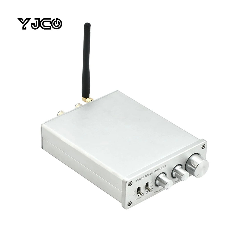 YJCO 300W×2 TPA3255 HIFI Digital Amplifier Bluetooth 5.1 SBC AAC APTX HD Decoder Bass Treble Control for Home Theater D325B