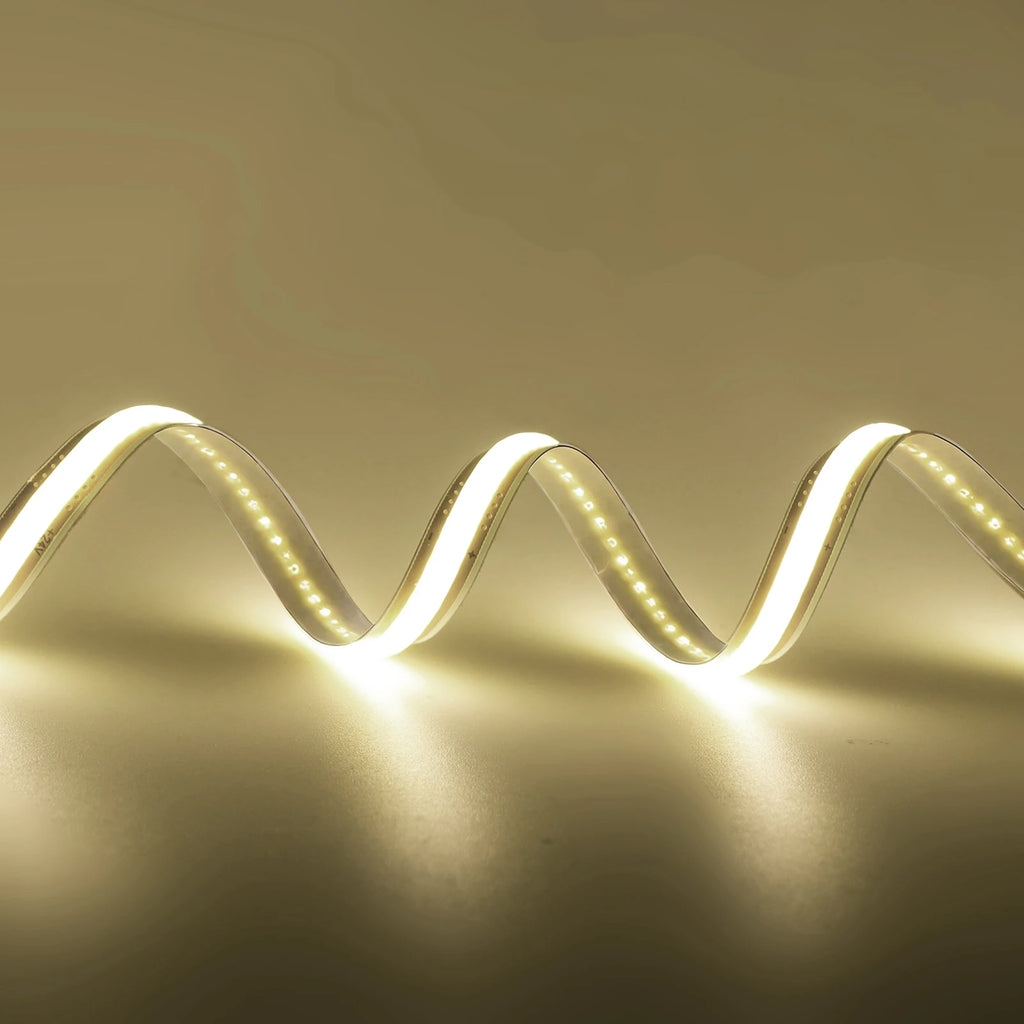 5mm 8mm PCB COB LED Light Strip Free Cut 12V 24V With 2PIN Wire DC Plug 400LEDs/m 3000k 4000k 6000k Flex Lamp 0.5m 1m 5m 10m 20m