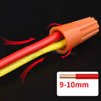 10/20/50PCS Colorful Electrical Insulated Crimp Twist Terminal Quick Wire Connector Nut Spring End Cap Connection
