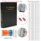 DIP SMD Zener Diode Fast Switching Schottky TVS Diode Kit 1N4001 1N4004 1N4007 1N5408 UF4007 FR207 1N5817 1N5819 1N5822 1N4148