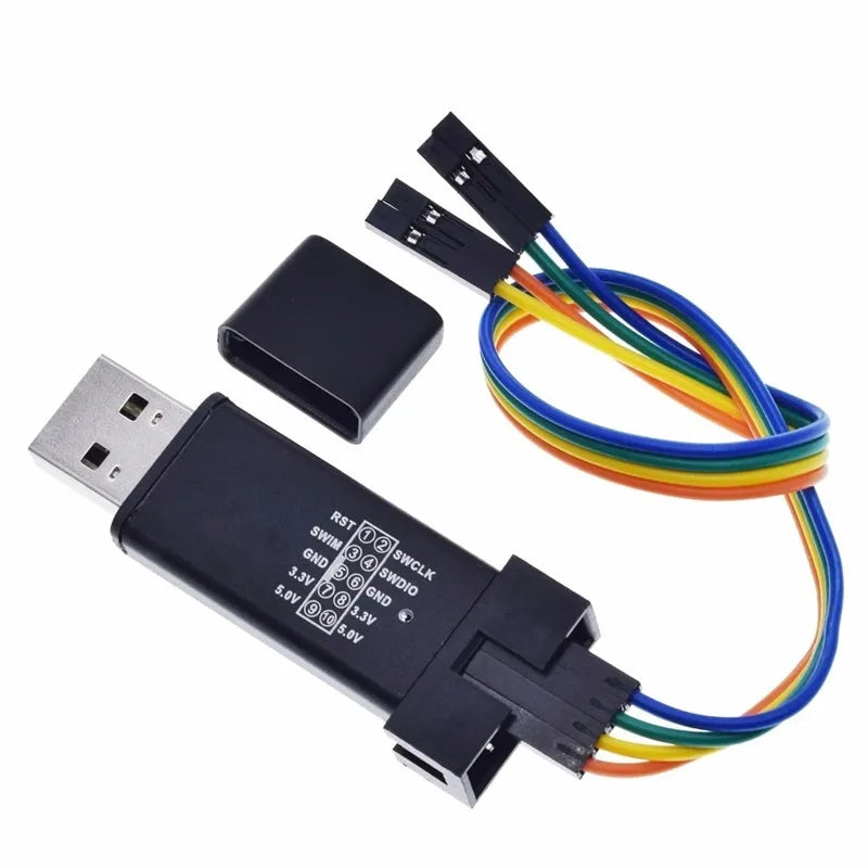 1/5PCS ST LINK Stlink ST-Link V2 Mini STM8 STM32 Simulator Download Programmer Programming With Cover A41 for Arduino