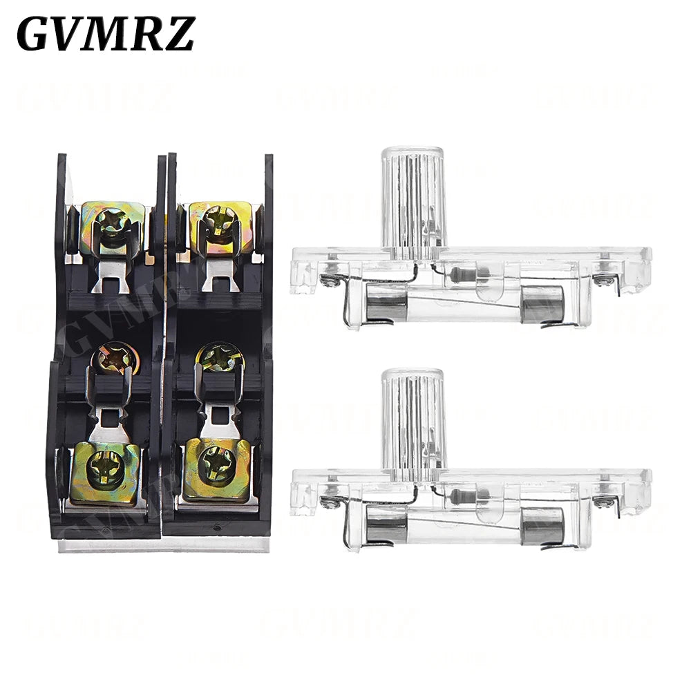 6X30mm 220V Glass Fuse Holder FS-101 FS102 FS103 Din Rail Mount Single Pole 6*30 Fuse Casing
