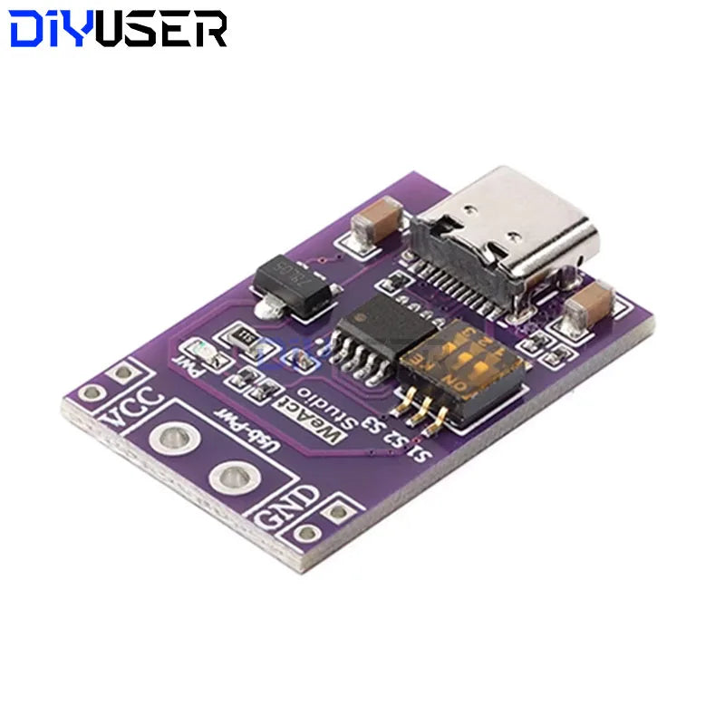 4pcs CH224K Module Type-C QC AFC PD2.0 PD3.0 to DC Spoof Scam Fast Charge Trigger Polling Detector 5V 9V 12V 15V 20V
