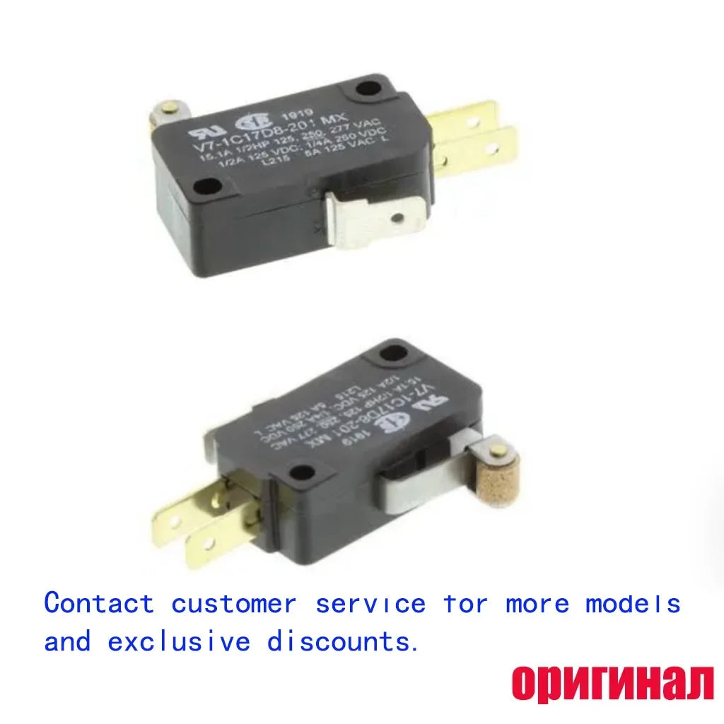 Honeywell V7‑1C17D8‑201 SPDT Micro Switch 15A 277VAC Roller Lever Limit Switch