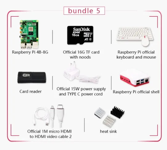 TAO New Raspberry Pi 4 Model B 8GB RAM, Completely Upgraded