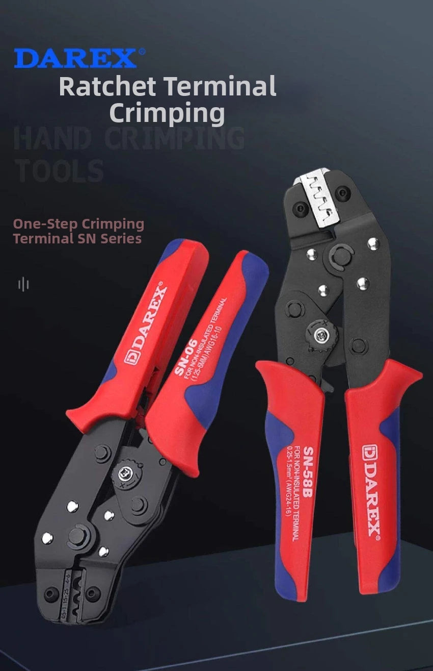 Darex DuPont Spring Terminal Automotive Wiring Harness Power SN Cold-Press Terminal Wire Crimping Pliers