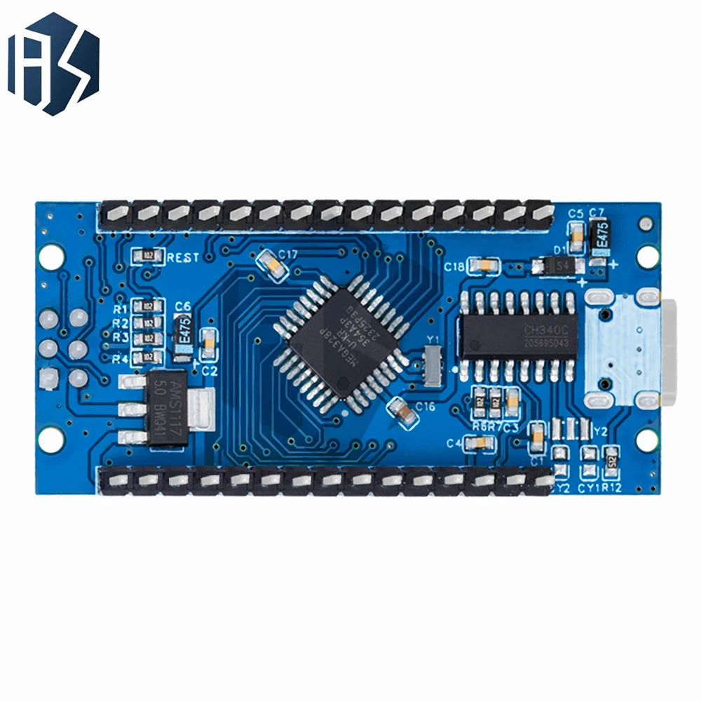 Nano V3.0 Development Board ATmega328P CH340C 0.91''white  OLED Display 128*32 For Arduino Nano V3.0 MINI USB