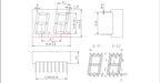 5PCS 0.28/0.36/0.4/0.56 inch 0.36inch 7 Segment 1/2/3/4 Bit Red Digital Tube Common Cathode/Anode LED Digit Display 1Bit/2Bit