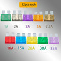 120Pcs Standard Auto Fuse Kit-ATO/ATC Blade Fuse Assortment (1A-35A) for Car Truck SUV Electrical Repair Replacement Electrical
