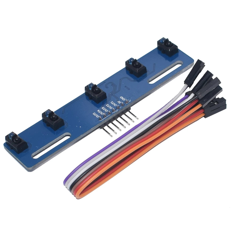 TZT 1/3PCS TCRT5000 Infrared Reflective Sensors IR Photoelectric Switch Barrier Line Track Module For Arduino
