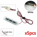 DIY 0.8mm Pin 1x1 1x2 1x4 Length 50cm SMD LED 2835  Remote Control Building Block Flash Lamp City Street Light Bricks