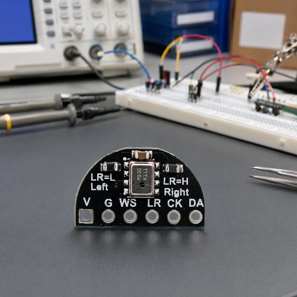I2S Microphone Module High Sensitivity SNR 64dB Low Noise -26dBFS 120dB SPL Omnidirectional for Sipeed Maix