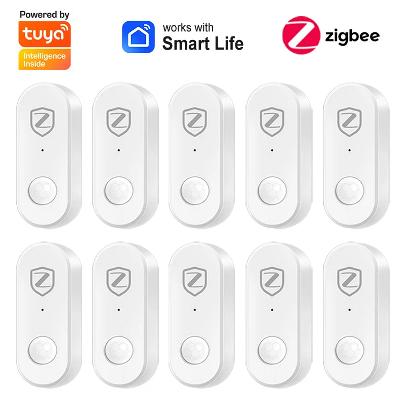 Zigbee Motion Sensor PIR Infrared Human Motion Detector Smart Life Home Security Anti-Theft Alarm Work With Tuya Zigbee Gateway