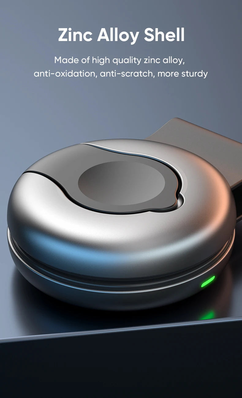 AUFU 3 in 1 Wireless Charging Station Fast Magnetic Foldable Travel Charger Station for iPhone 16 15 14 Pro Apple Watch Airpods