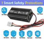 Xietongpo 12V 20A LiFePO4 Battery Charger 14.6V LiFePO4 Charger and Maintainer for 4S 12V (12.8V) Deep Cycle Lipo Lithium Iron Phosphate Rechargeable Batteries of RV Car Boat