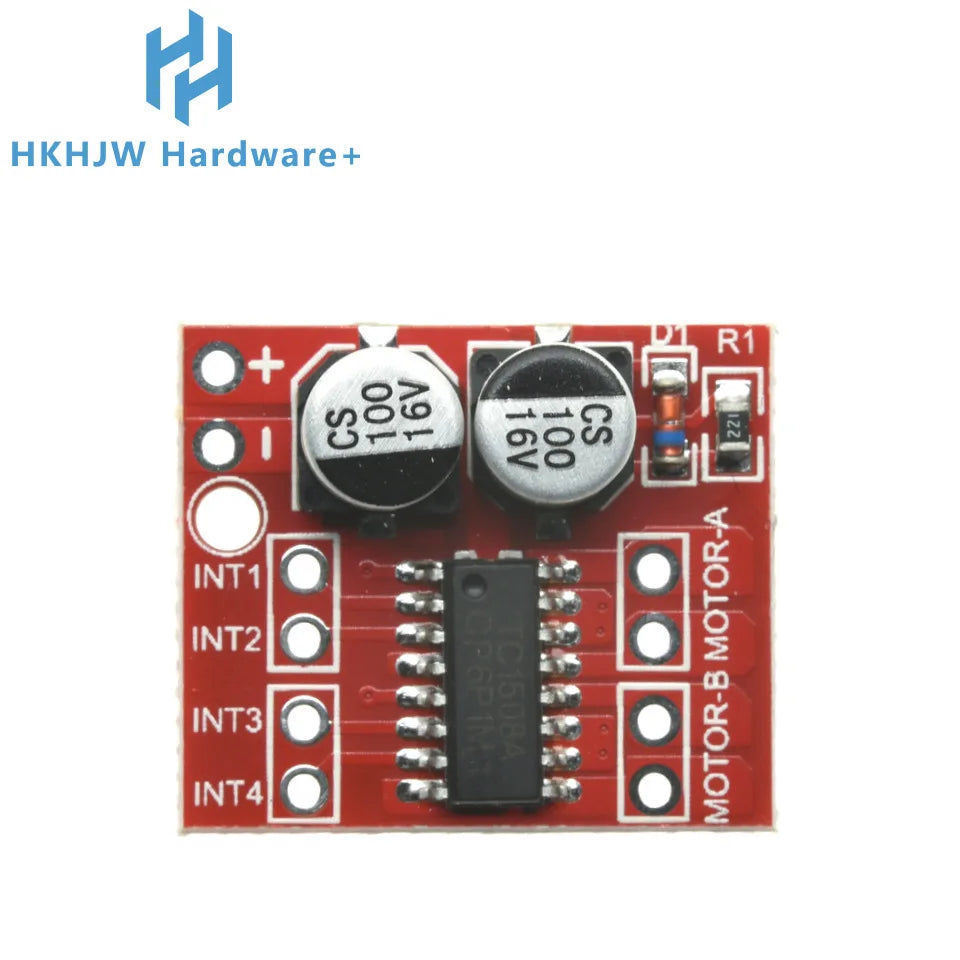 1-100PCS MX1508 Dual DC Motor Driver Module 2V-10V 1.5A PWM Speed Control H-Bridge Stepper L298N Replacement for Arduino