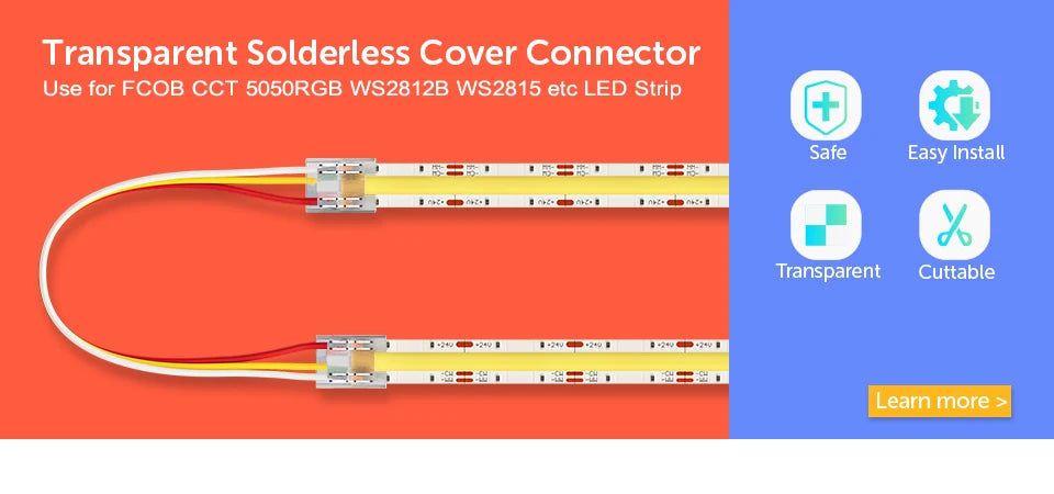 FCOB SPI DIM IC LED Light Strip Addressable 360LEDs 10mm 24V 60W High Density Flexible FOB COB Led Lights RA90 3000K 4000K 6000K