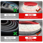12V 24V 5m 10m 20m LED Strip Light IP68 Waterproof 2835 9 Colors Flexible Tape with 2pin Wire 120LED/m Bright Ribbon 0.5m 1m 2m