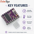 Estardyn DRV8825 Stepper Motor Driver Module 1.5A 1/32 Microstep, A4988 Pin Compatible for 3D Printer CNC Engraving RepRap