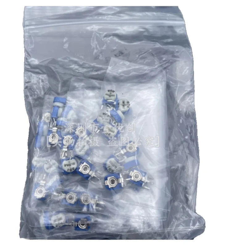 65PCS Trimmer Potentiometer RM063 Adjustable Resistance 100R~1M Potentiometers 1K 5K 10K 20K 50K 100K 500K 1M Variable Resistors