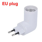 PP-E27 Adjustable E27 LED Light Lamp Bulb Bases Socket Holder Bulb Adapter Plug Converter Adapter Light Lighting EU US Adaptor
