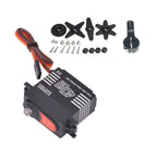 40KG Digital Servo Waterproof Large Torque Metal Gear 180° with 25T Servo Arm Digital Servo Kit for 1/8 1/10 RC Car RC Robot