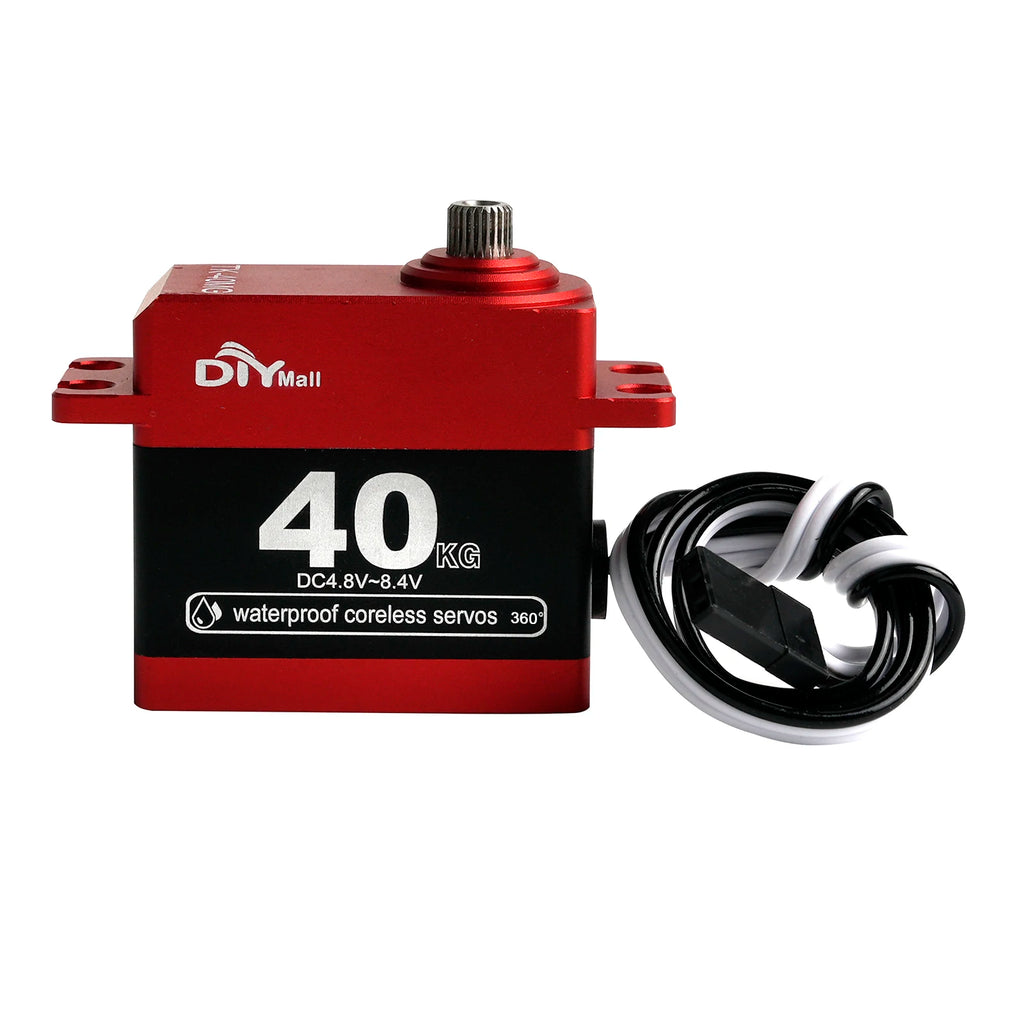 40KG Digital TK-40MG Servo Coreless Motor High Torque 180°/270°/360° Full Metal Servos DIY Parts For 1:8 1:10 1:12 RC Car Model
