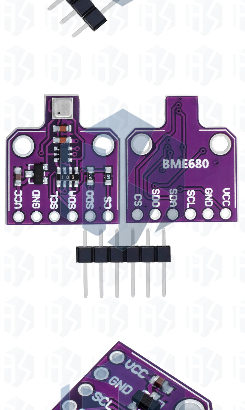 1~4PCS EGBO BME690 BME680 Digital Temperature Humidity Pressure Sensor CJMCU-680 High Altitude Sensor Module Development Board