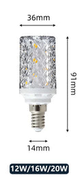 E14 E27 Led Corn Bulb 24W 30W 40W 50W Lamp Chandelier Decorative Living Light SMD5730 Chip Small Warm Replace Halogen Home Room