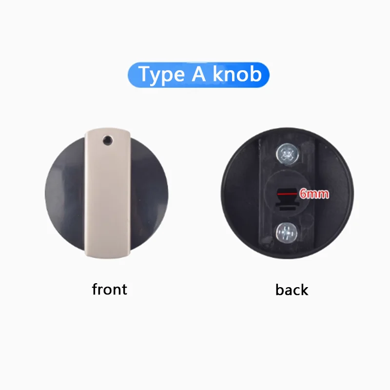For Siemens & Bosch Gas Stove Knob Replacement - 6mm Ignition Switch Button for Cooker