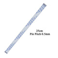 FPC Ribbon Flexible Flat Cable Coaxial Cable 24 Pin Pitch 0.5MM Wire Length 6/10/20/25CM For MateCam X7/X9