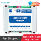 ModBus RTU Serial IO Module RS485 Interface 4DI+4DO 4 Digital Outputs Rail Installation 8~28VDC CDEBYTE MA01-AXCX4040