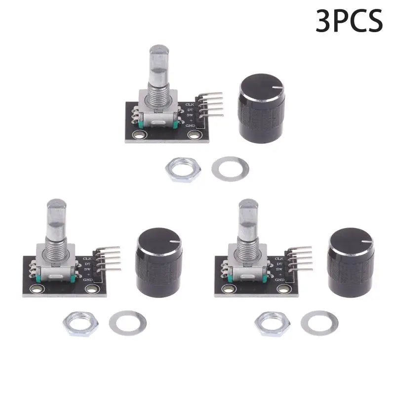 KY-040 360 Degree Rotary Encoder Module With Push Button 20 Pulse 5VBrick Sensor Modules For  Or DIY Electronics.