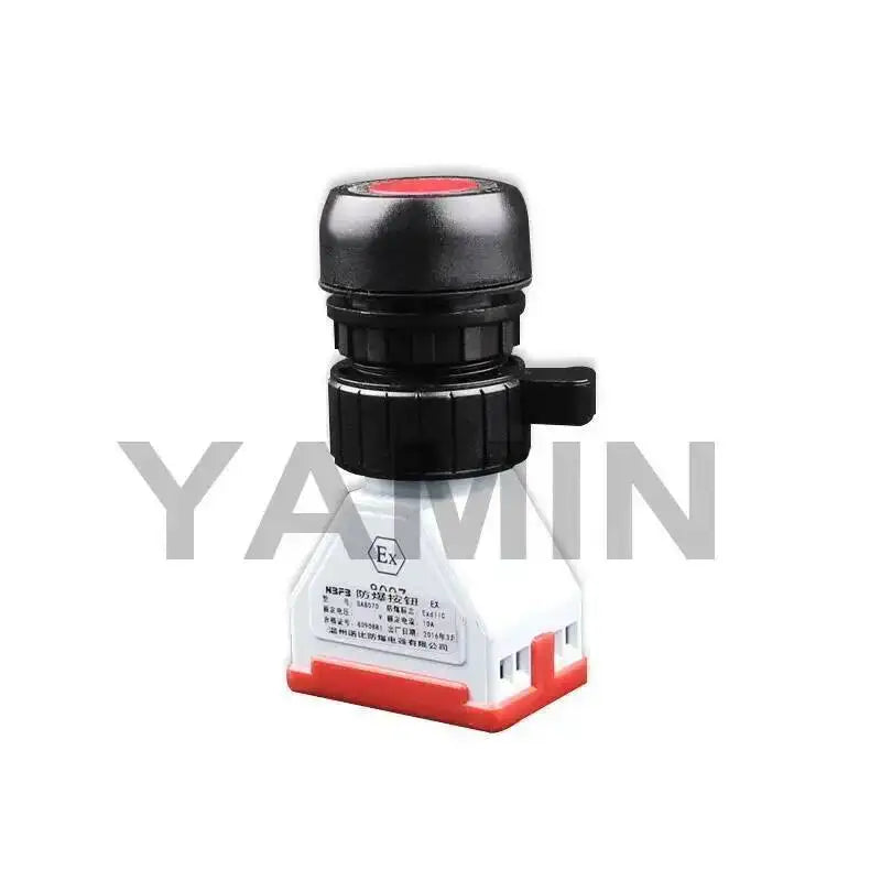 30mm Explosion-proof Push Button Switch AC220V Momentary/Reset Waterproof Control Red/Yellow/Green For Distribution Box