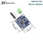 1/3/5/10PCS INA219 MCU-219 I2C IIC Zero Drift Bidirectional Current Power Monitoring Sensor Breakout Module 3V-5V DC 0-26V 3.2A