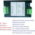Brushed DC Motor Overload Overcurrent Short Circuit Protector Module Forward Reverse Controller 10A 20A 30A DC 12V 24V Power