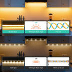 5mm 8mm PCB Free Cut COB LED Strip 12V 24V Tape Light 400 Leds Flexible 3000k 6000k 4000k 0.5m 2m 5m 10m 20m Linear Lighting