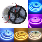DC12V LED Strip 5050 5054 2835 240LEDs/m High Bright Flexible LED Rope Ribbon Tape Light Lamp Warm White / Cold White 5m