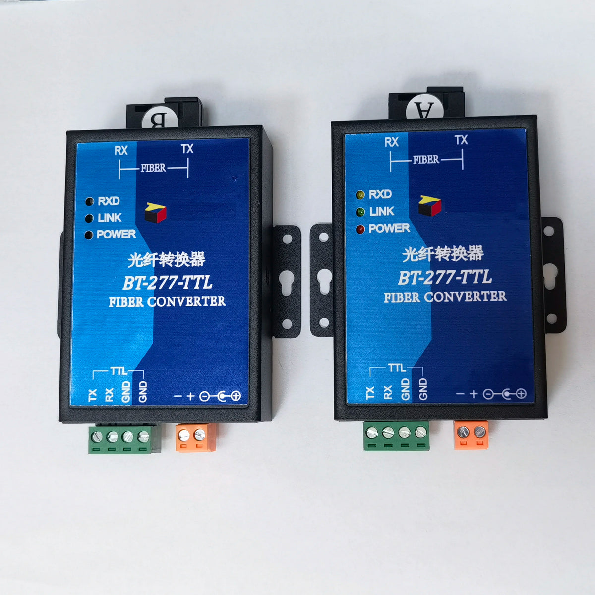 RS232/485/422/TTL optical modem TTL to fiber single-mode professional data RS-232/TTL/fiber converter TTL level to fiber