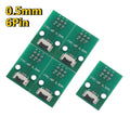 5PCS FPC FFC Connector 0.5mm Pitch Conversion Board SMT To 2.54mm 6P/8P/10P/12P/20P Flexible Cable Adapter Board
