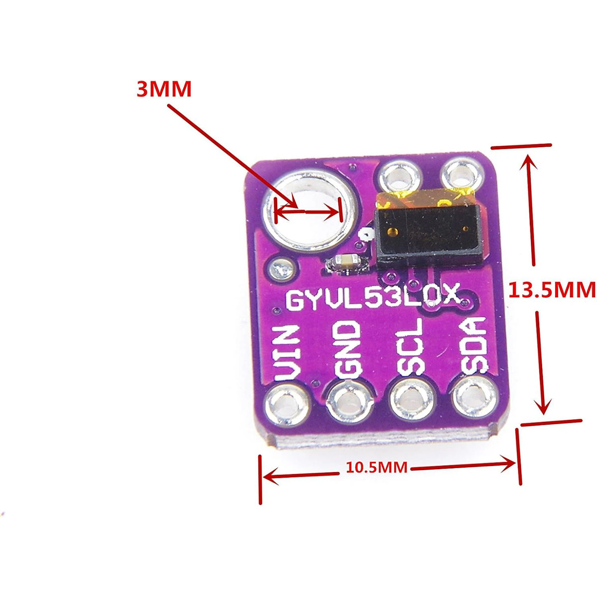 GY-530 VL53L0X Laser Rangefinder Sensor Module Time-of-Flight (ToF) Laser Ranging Flying Time Ranging Sensor Module