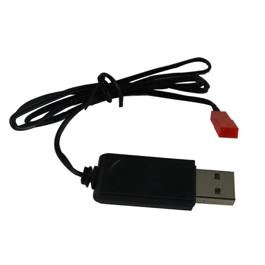 3.7V USB Charging Cable JST SM 1.25 2.0 2.5 3.5 MX2.0 Plug Lithium Battery Charger for RC Aircraft Helicopter Toys Accessories